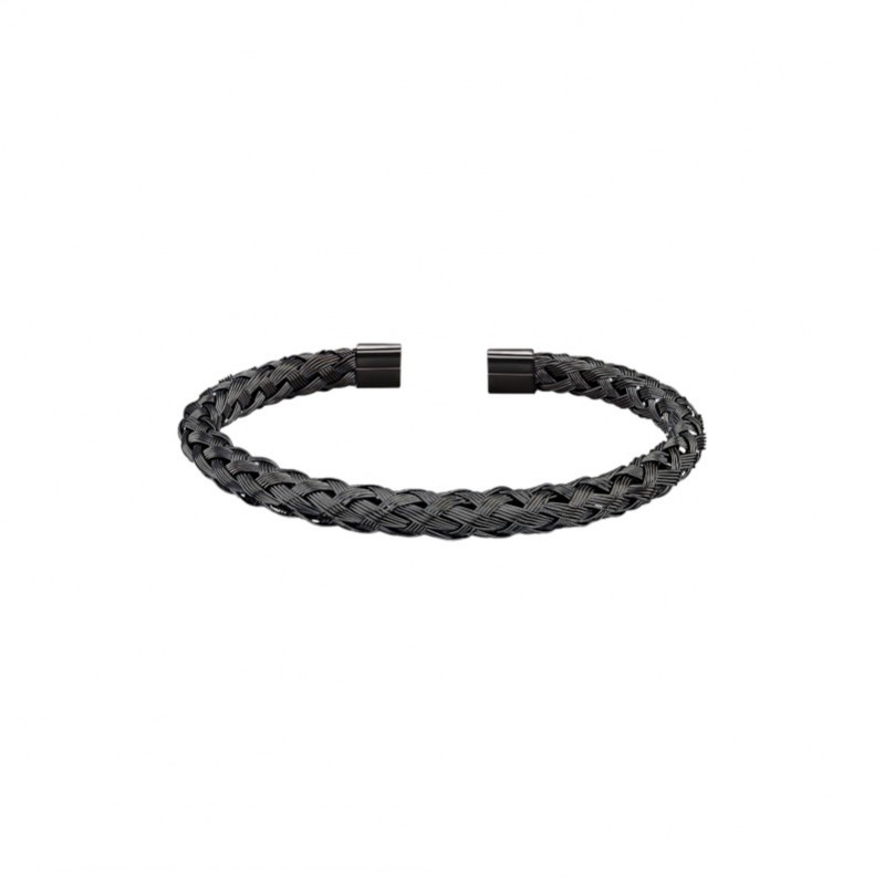 Bracelet jonc ouvert Homme Acier inoxydable noir LOTUS LS2195-2/3
