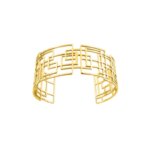 Bracelet manchette Femme Acier inoxydable doré ROBBEZ MASSON