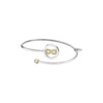 Bracelet ouvert Femme Infini, Acier inoxydable bicolore et strass LOTUS LS2169-2/C