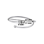 Bracelet ouvert Femme Infini, Acier inoxydable LOTUS LS2169-2/6, dimensions