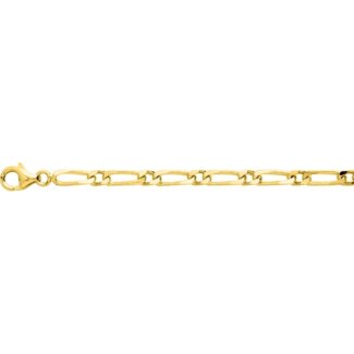 Chaîne maille cheval alternée Plaqué Or ROBBEZ MASSON