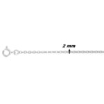 Chaîne forçat Femme Argent 925/1000 ROBBEZ MASSON, largeur