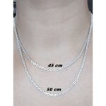 Chaîne forçat Femme Argent 925/1000 ROBBEZ MASSON portée