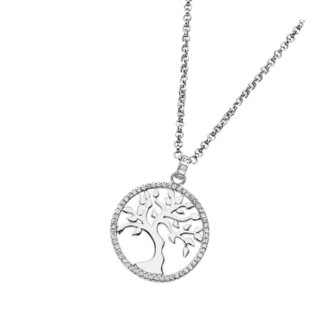 Collier Femme Arbre de vie Argent 925/1000 et Oxydes de zirconium LOTUS LP1778-1/1