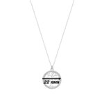 Collier Femme Arbre de vie Argent 925/1000 et Oxydes de zirconium LOTUS LP1778-1/1, diamètre