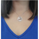 Collier Femme Arbre de vie Argent 925/1000 et Oxydes de zirconium LOTUS LP1778-1/1 porté