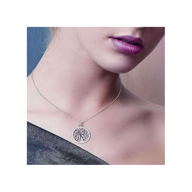collier-arbre-de-vie-femme-argent-925-et-oxydes-LOTUS-LP1896-1-1-autre-vue Collier Femme Arbre de vie Argent 925/1000 et Oxydes de zirconium LOTUS LP1896-1/1, autre vue