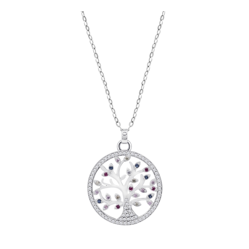 collier-arbre-de-vie-femme-argent-925-et-oxydes-LOTUS-LP1896-1-1 Collier Femme Arbre de vie Argent 925/1000 et Oxydes de zirconium LOTUS LP1896-1/1