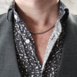 Chaîne collier Homme Acier inoxydable LOTUS LS2222-1/1 portée