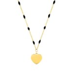 Collier Cœur Femme Acier inoxydable doré et Epoxy synthétique ROBBEZ MASSON