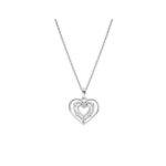 Collier Cœur Femme Argent 925/1000 et Oxydes de zirconium LOTUS LP3143-1/1