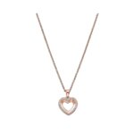 Collier Cœur Femme Argent 925/1000 rosé et Oxydes de zirconium LOTUS LP3137-1/2