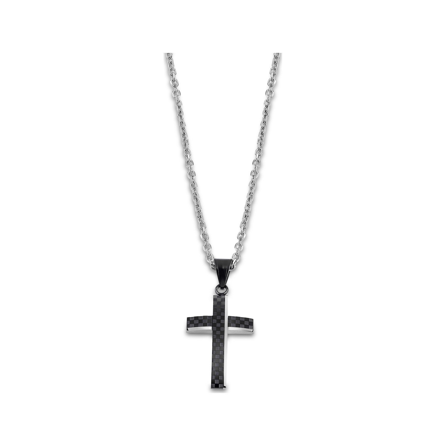 collier-croix-homme-acier-inoxydable-LOTUS-LS2105-1-2 Collier Croix Homme Acier inoxydable LOTUS LS2105-1/2