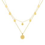 Collier breloques double rang Femme Acier inoxydable ROBBEZ MASSON