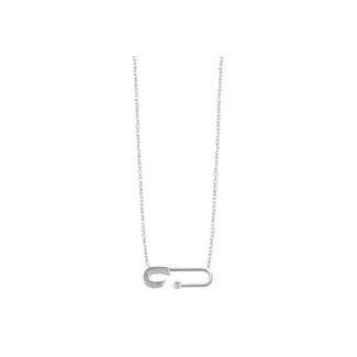 Collier Femme Epingle à nourrice Argent 925/1000 et Oxydes de zirconium LOTUS LP3040-1/1