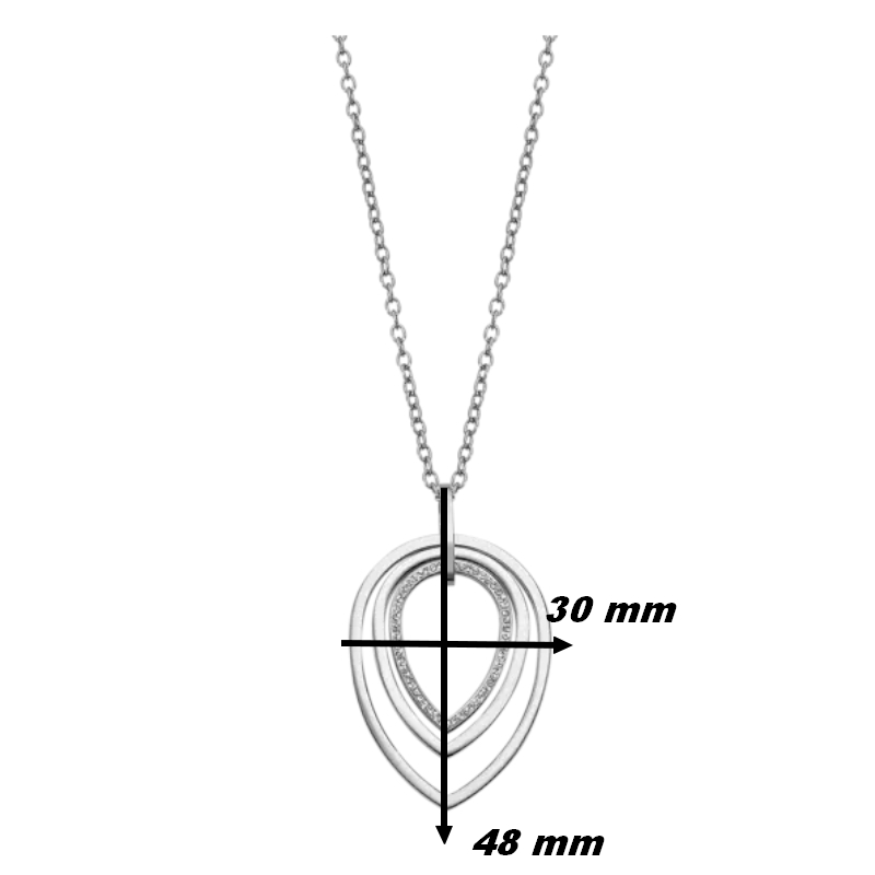 collier-femme-acier-inoxydable-LOTUS-LS2112-1-1-dimensions Collier 3 anneaux Femme Acier inoxydable LOTUS LS2112-1/1, dimensions
