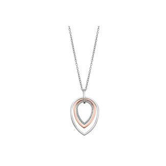 Collier 3 anneaux bicolores Femme Acier inoxydable LOTUS LS2112-1/2
