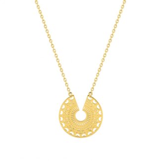 Collier Femme Acier inoxydable doré ROBBEZ MASSON