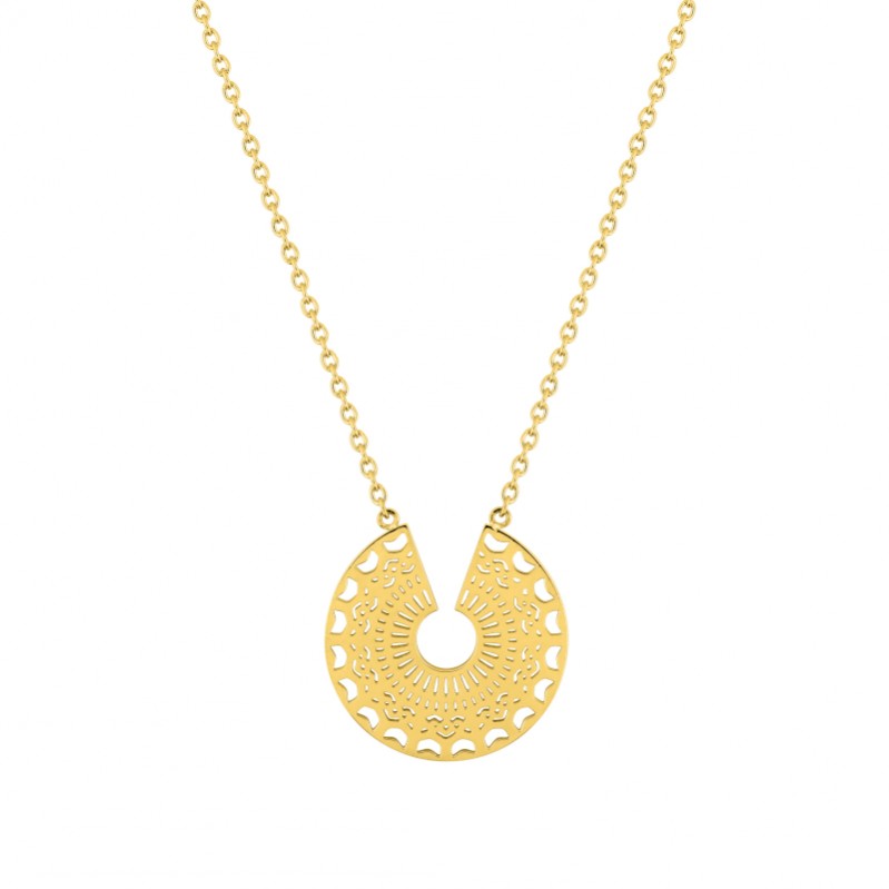 Collier Femme Acier inoxydable doré ROBBEZ MASSON