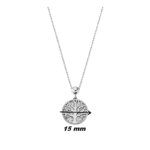 Collier Femme Arbre de vie Acier inoxydable et strass LOTUS LS2225-1/1, diamètre