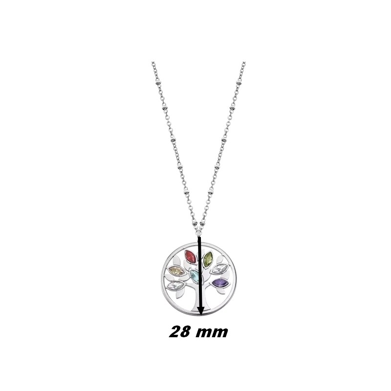 collier-femme-arbre-de-vie-acier-inoxydable-et-strass-de-couleurs-LOTUS-LS2192-1-1-diamètre Collier Femme Arbre de vie Acier inoxydable et strass de couleurs LOTUS LS2192-1/1, diamètre