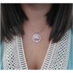 Collier Femme Arbre de vie Argent 925/1000 et Oxydes de zirconium LOTUS LP1780-1/1 porté