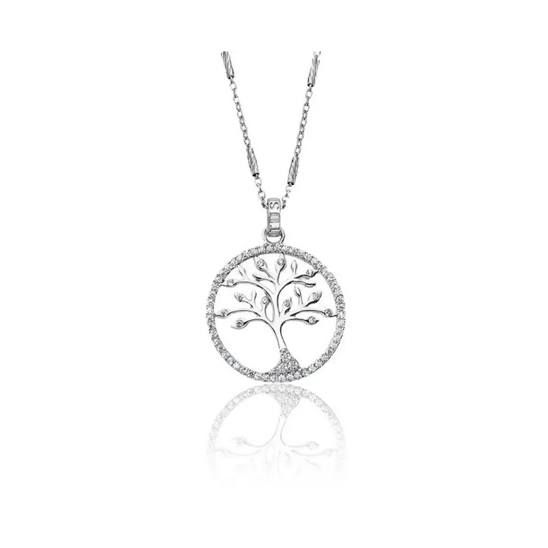 collier-femme-arbre-de-vie-argent-et-oxydes-LOTUS-LP1780-1-1 Collier Femme Arbre de vie Argent 925/1000 et Oxydes de zirconium LOTUS LP1780-1/1