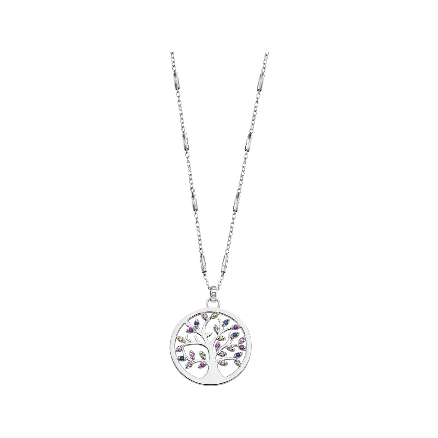 collier-femme-arbre-de-vie-argent-et-oxydes-LOTUS-LP1890-1-1 Collier Femme Arbre de vie Argent 925/1000 et Oxydes de zirconium LOTUS LP1890-1/1