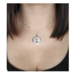 Collier Femme Arbre de vie Argent 925/1000 et Oxydes de zirconium LOTUS LP1892-1/1 porté