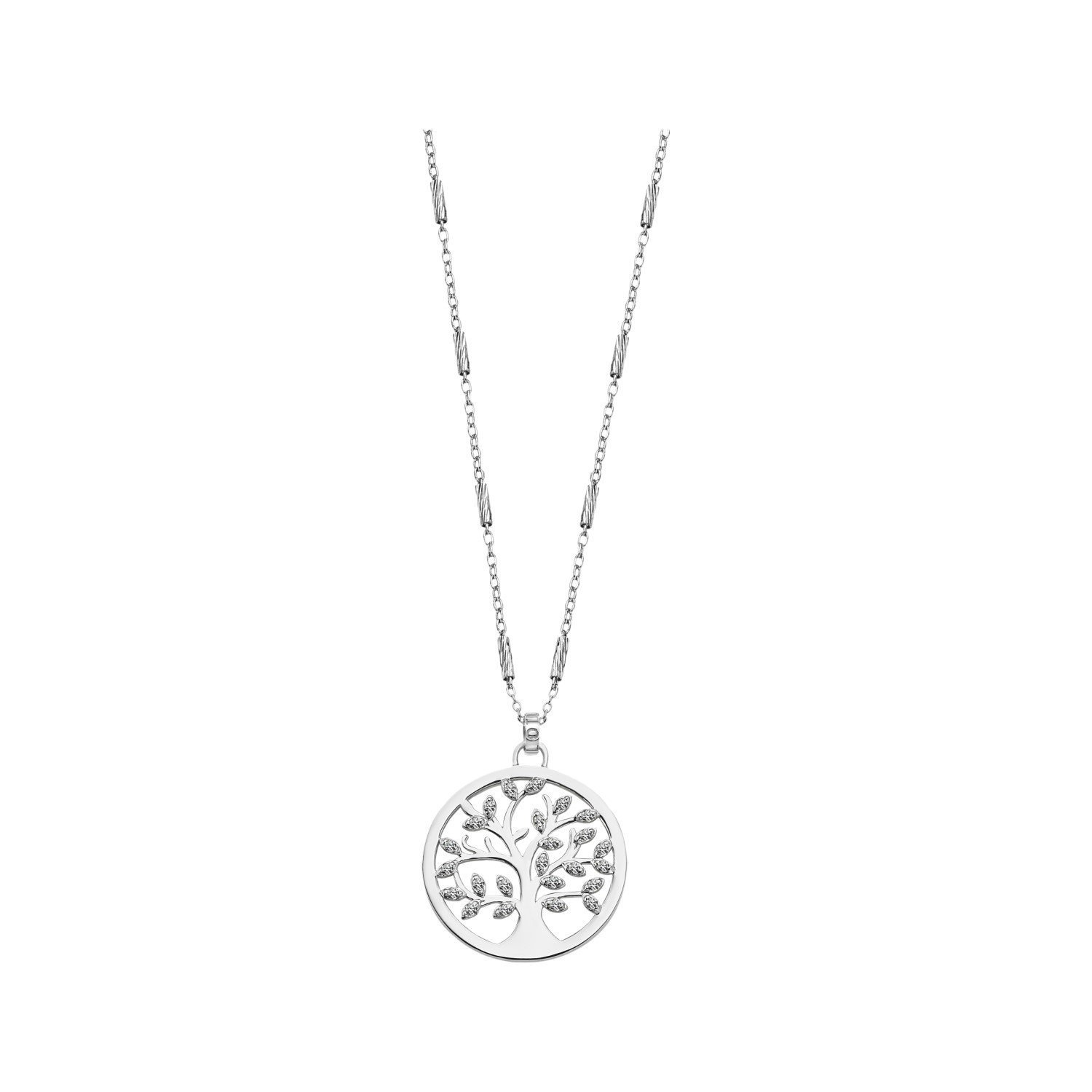 collier-femme-arbre-de-vie-argent-et-oxydes-LOTUS-LP1892-1-1 Collier Femme Arbre de vie Argent 925/1000 et Oxydes de zirconium LOTUS LP1892-1/1