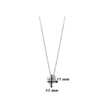 Collier Femme Argent 925/1000 et Oxydes de zirconium LOTUS LP1790-1/1, dimensions