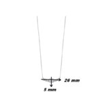Collier Femme Argent 925/1000 et Oxydes de zirconium LOTUS LP2011-1/1, dimensions