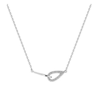 Collier entrelacé Femme Argent 925/1000 et Oxyde de zirconium ROBBEZ MASSON