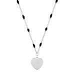 Collier Cœur Femme Acier inoxydable et époxy ROBBEZ MASSON