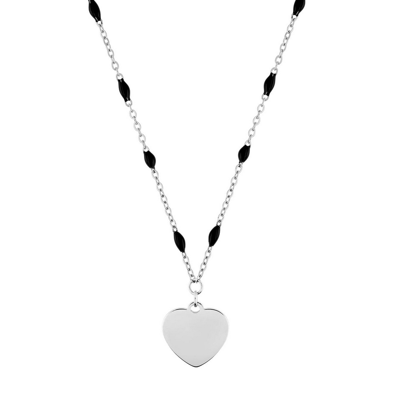 Collier Cœur Femme Acier inoxydable et époxy ROBBEZ MASSON