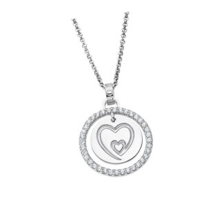 Collier Femme Cœur Argent 925/1000 et Oxydes de zirconium LOTUS LP1954-1/1