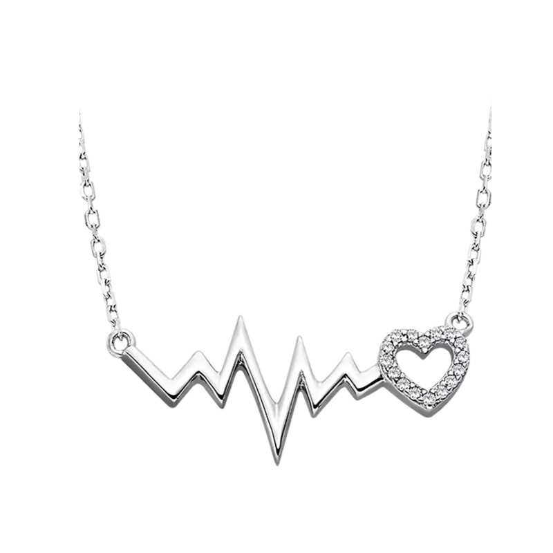 collier-femme-coeur-argent-et-oxydes-LOTUS-LP3041-1-1 Collier Femme Cœur Argent 925/1000 et Oxydes de zirconium LOTUS LP3041-1/1