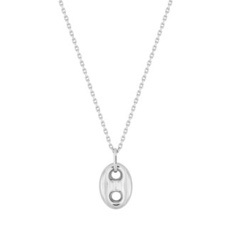 Collier Grain de café Femme Argent 925/1000 et Oxyde de zirconium ROBBEZ MASSON