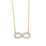 Collier Femme Infini Plaqué Or et Oxydes de zirconium ROBBEZ MASSON