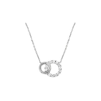 Collier Femme Or blanc 750/1000 et Oxydes de zirconium ROBBEZ MASSON