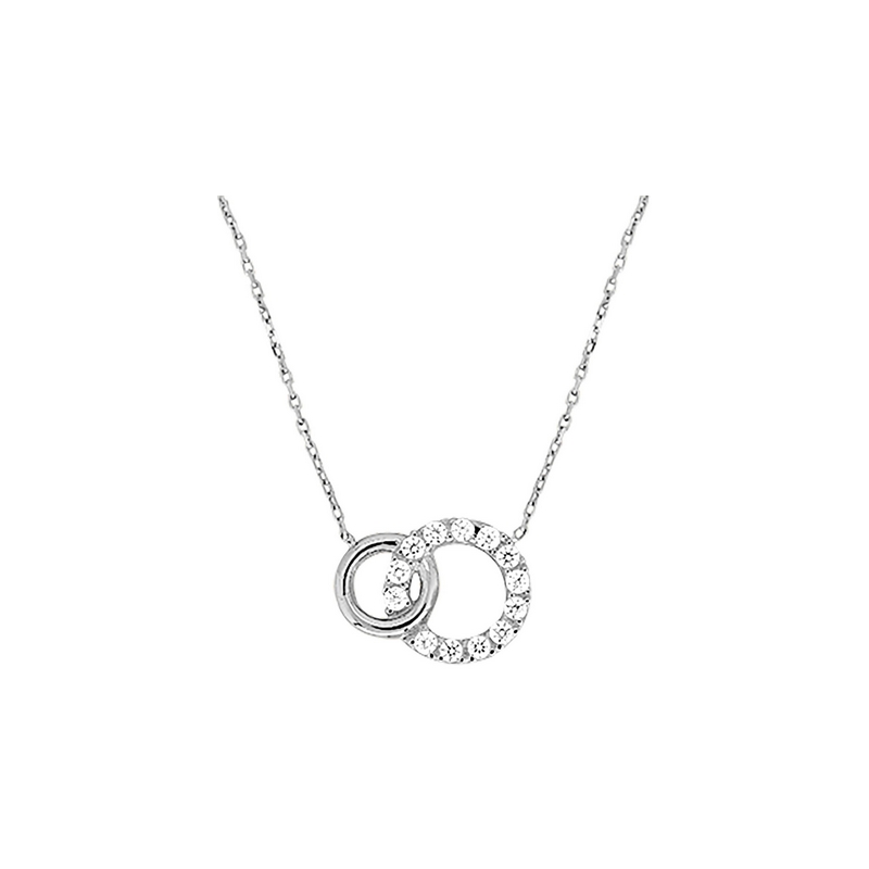 collier-femme-or-blanc-750-et-oxydes-robbez-masson-3-3056-Z1 Collier Femme Or blanc 750/1000 et Oxydes de zirconium ROBBEZ MASSON