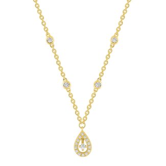 Collier Femme Or jaune 750/1000 et Diamants CHRISTIAN BERNARD