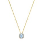 Collier Femme Plaqué Or et Oxydes de zirconium de couleurs ROBBEZ MASSON