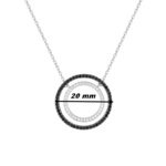 Collier rond Femme Argent 925/1000 et Oxydes de zirconium ROBBEZ MASSON, diamètre