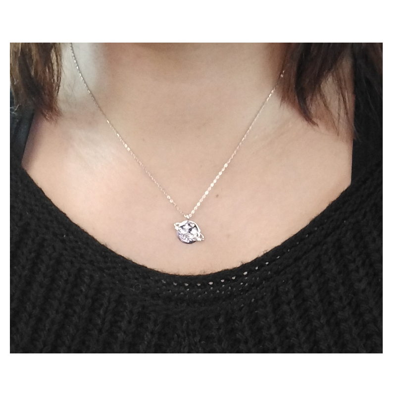 collier-galaxie-femme-argent-925-et-oxydes-LOTUS-LP3141-1-1-porté Collier Femme Galaxie Argent 925/1000 et Oxydes de zirconium LOTUS LP3141-1/1 porté