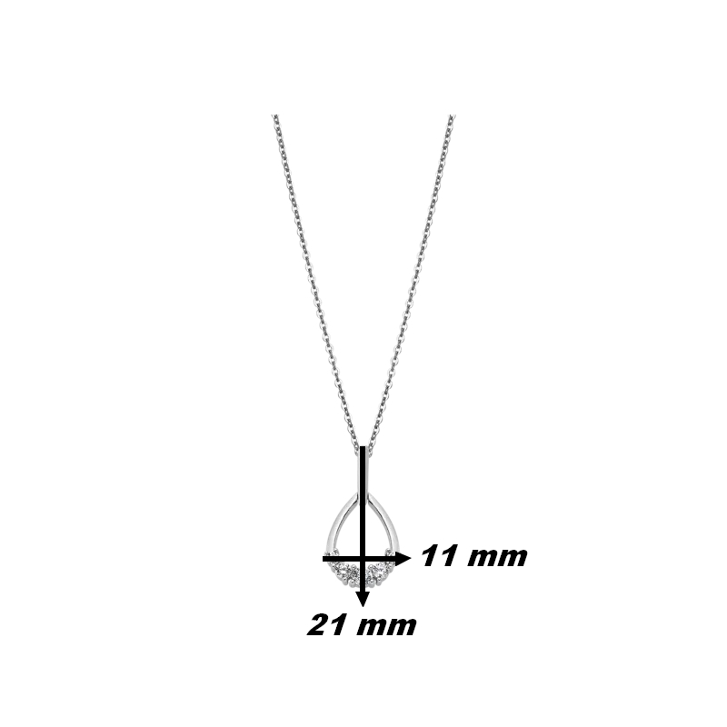 collier-goutte-femme-argent-925-et-oxydes-LOTUS-LP3057-1-1-dimensions Collier Goutte Femme Argent 925/1000 et Oxydes de zirconium LOTUS LP3057-1/1, dimensions