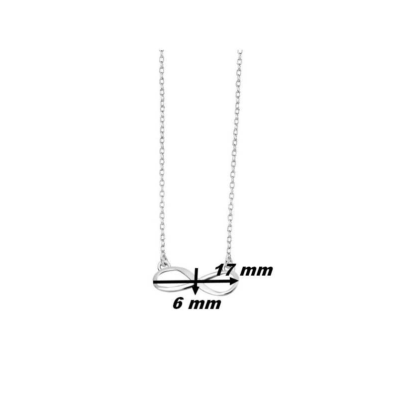 collier-infini-femme-argent-925-LOTUS-LP1224-1-2-dimensions Collier Femme Infini Argent 925/1000 LOTUS LP1224-1/2, dimensions