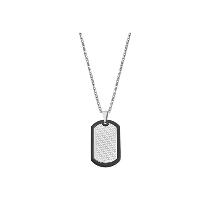 collier-plaque-homme-acier-inoxydable-LOTUS-LS2211-1-1 Collier plaque Homme Acier inoxydable LOTUS LS2211-1/1