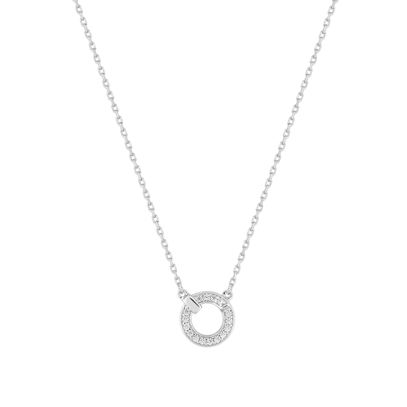 Collier rond Femme Argent 925/1000 et Oxyde de zirconium ROBBEZ MASSON