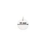Médaille ronde Argent 925/1000 ROBBEZ MASSON, diamètre